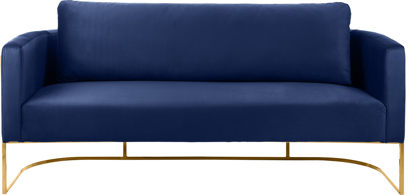 geneva navy velvet sofa s