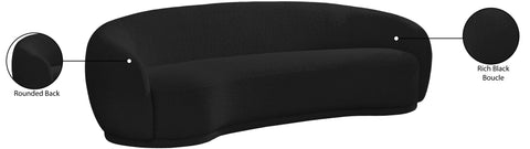 Sawyer Black Boucle Fabric Sofa S