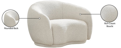 Sawyer Cream Boucle Fabric Chair C