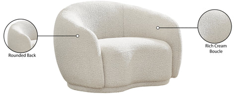Sawyer Cream Boucle Fabric Chair C