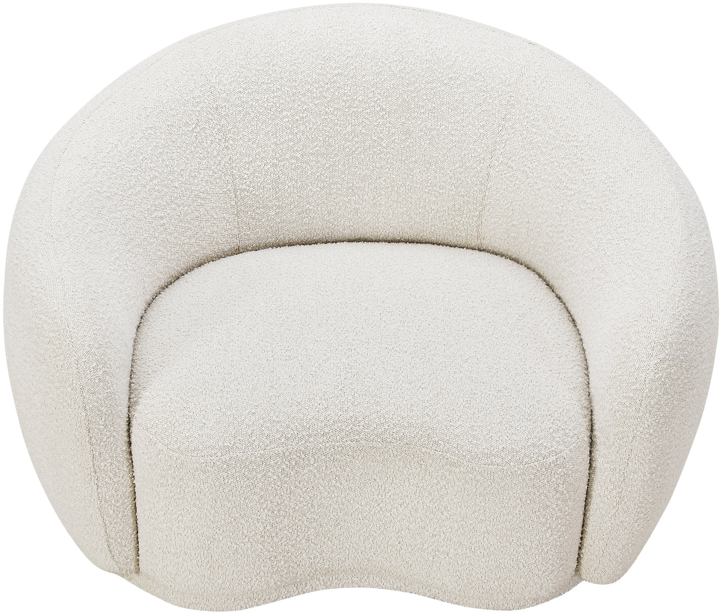 sawyer cream boucle fabric chair c