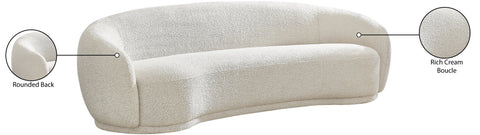 Sawyer Cream Boucle Fabric Sofa S