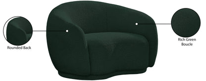 Sawyer Green Boucle Fabric Chair C