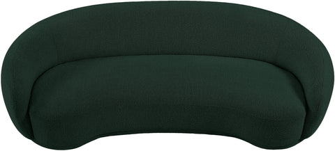Sawyer Green Boucle Fabric Sofa S