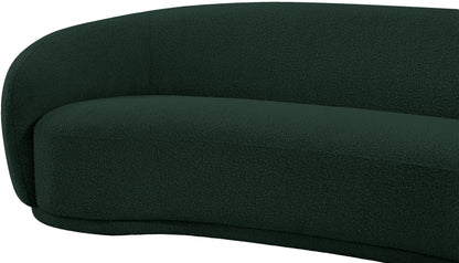 Sawyer Green Boucle Fabric Sofa S