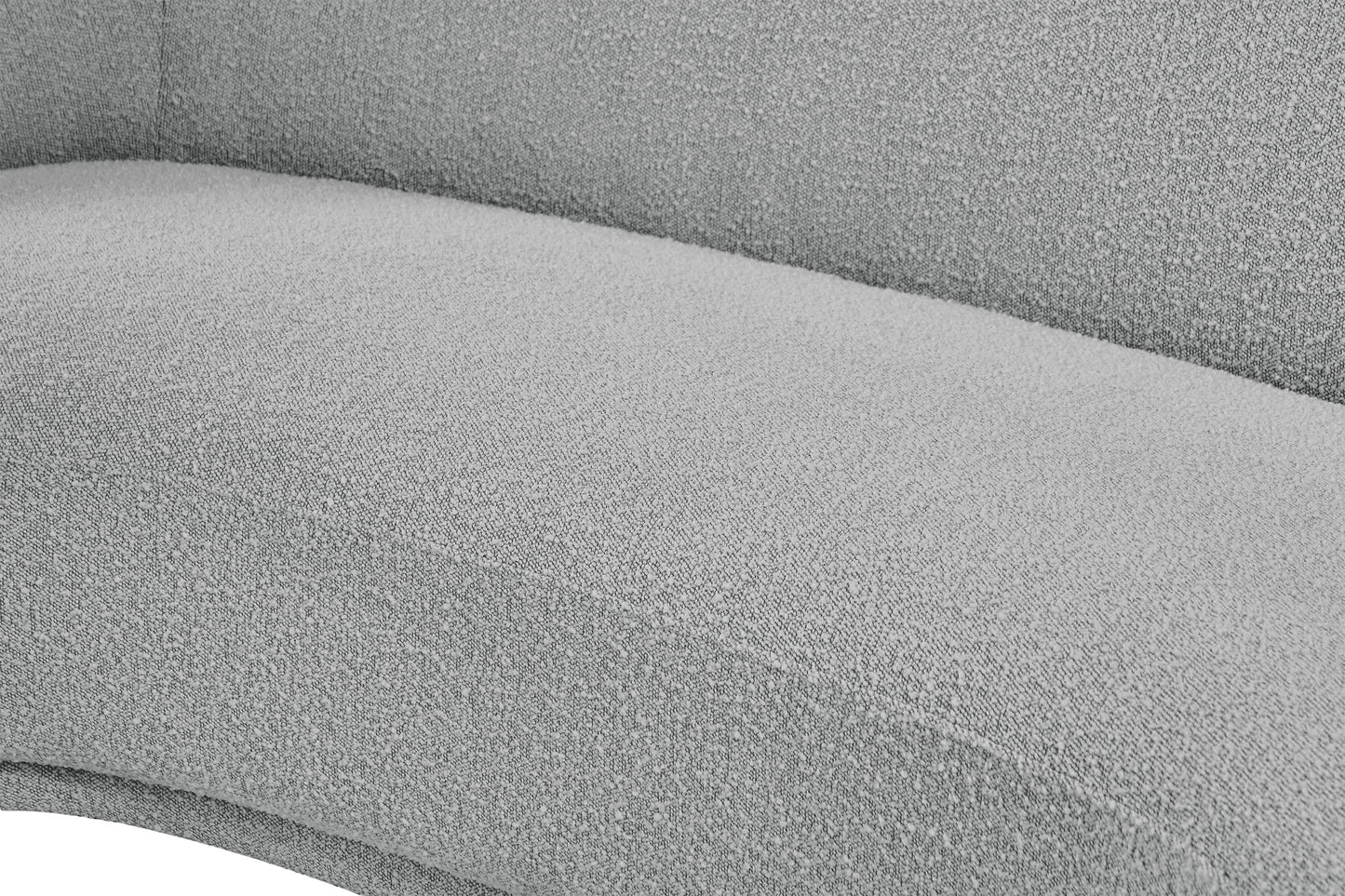 sawyer grey boucle fabric sofa s