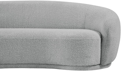 Sawyer Grey Boucle Fabric Sofa S