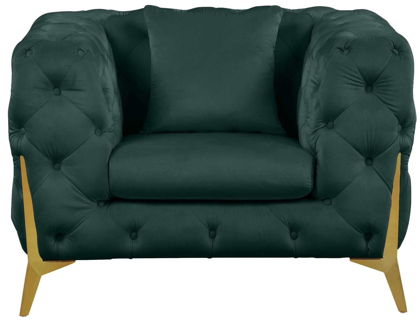 bristol green velvet chair c