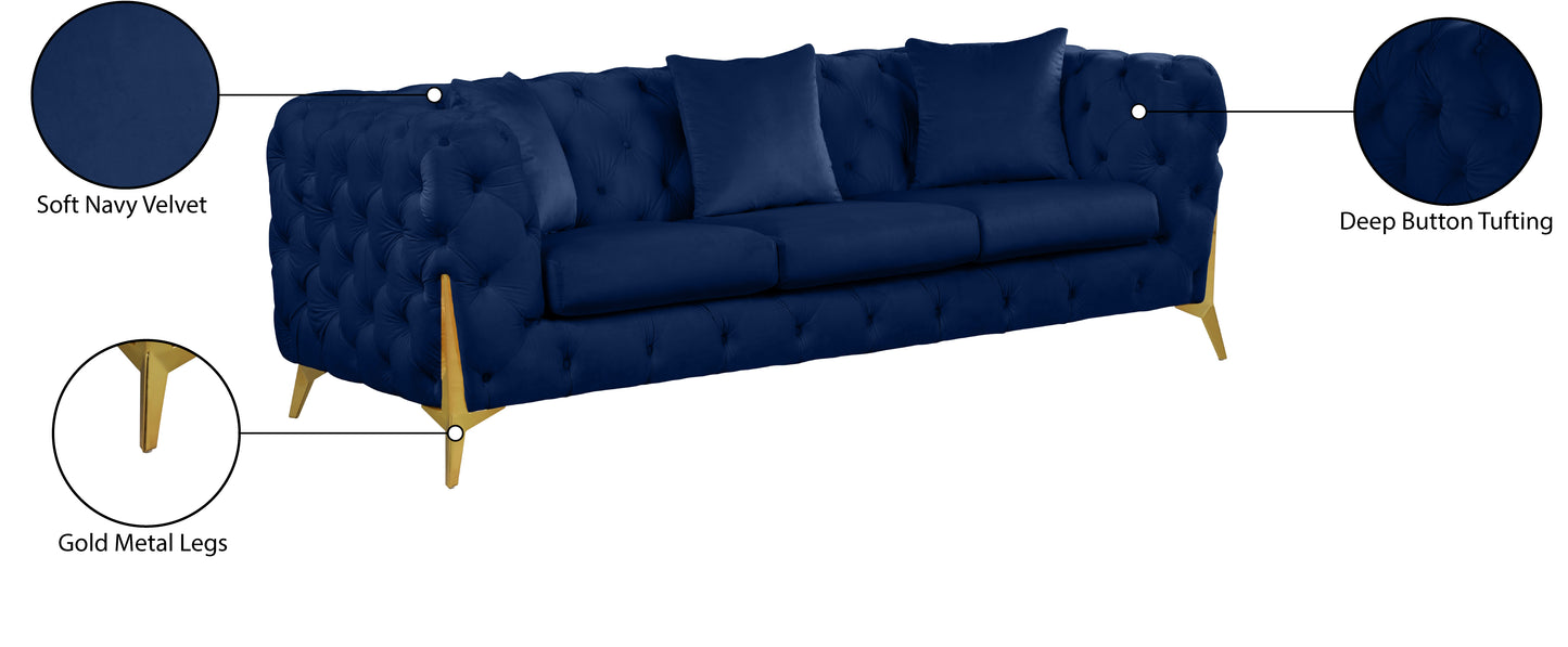 bristol navy velvet sofa s