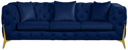 Bristol Navy Velvet Sofa S