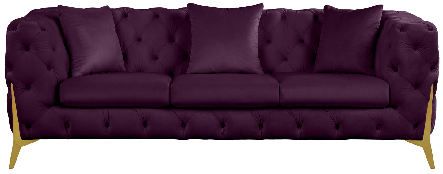 bristol purple velvet sofa s