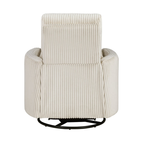 360 Swivel Glider Recliner Cream