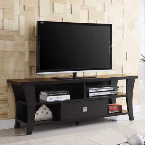 Devon 1-drawer Engineered Wood 60" TV Stand CappuccinoCappuccino