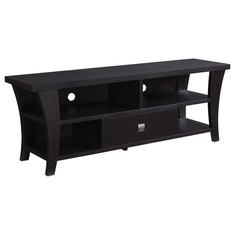 Devon 1-drawer Engineered Wood 60" TV Stand CappuccinoCappuccino