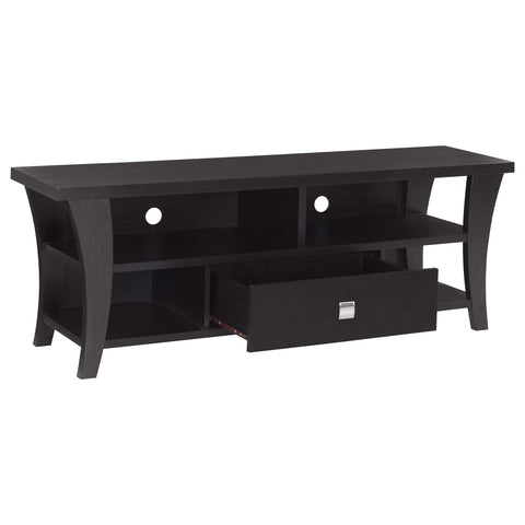 Devon 1-drawer Engineered Wood 60" TV Stand CappuccinoCappuccino
