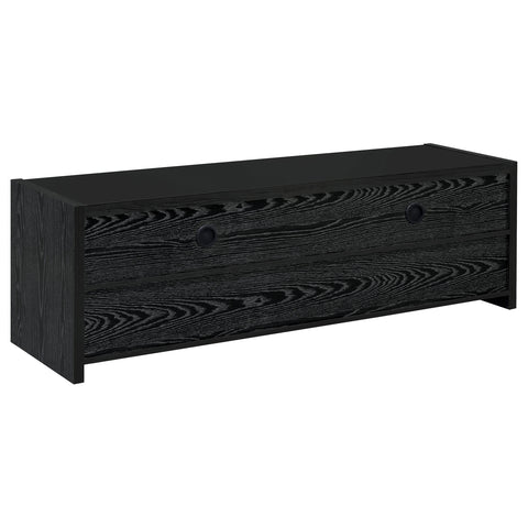 Ellie 3-drawer Engineered Wood 62" TV Stand Black OakBlack Oak