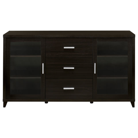 Burkhart 4-piece 60" TV Entertainment Center CappuccinoCappuccino