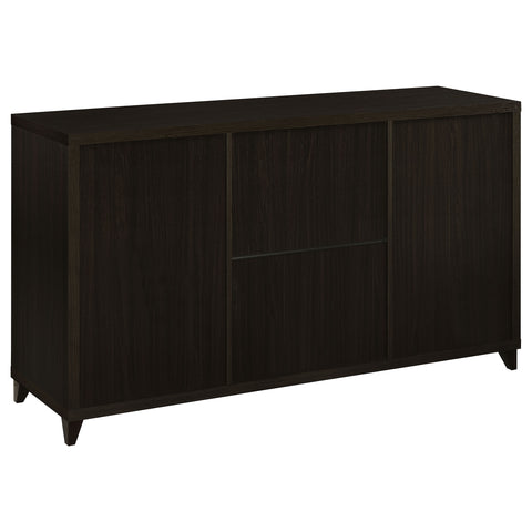Burkhart 4-piece 60" TV Entertainment Center CappuccinoCappuccino