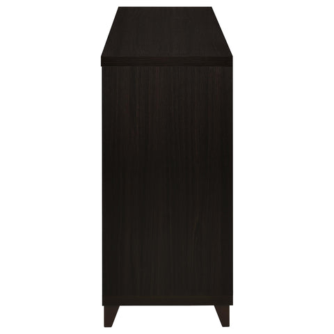 Burkhart 2-door Engineered Wood 60" TV Stand CappuccinoCappuccino