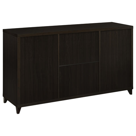 Burkhart 2-door Engineered Wood 60" TV Stand CappuccinoCappuccino