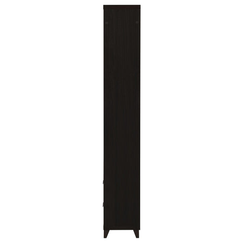 Burkhart 4-shelf Engineered Wood Media Tower CappuccinoCappuccino