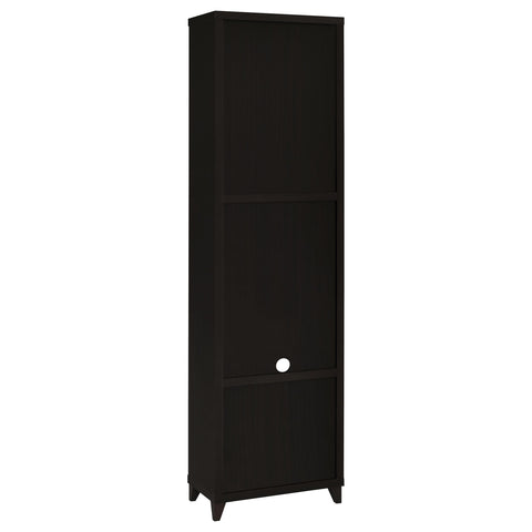 Burkhart 4-shelf Engineered Wood Media Tower CappuccinoCappuccino