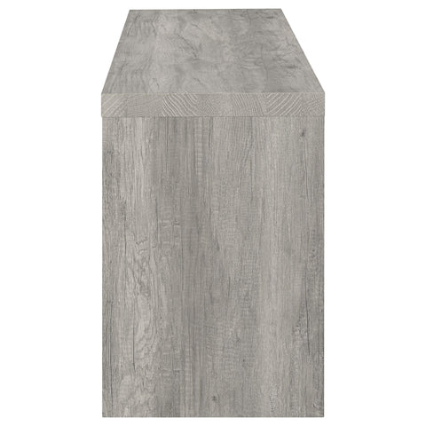 Oswego 3-piece 59" TV Entertainment Center Grey DriftwoodGrey Driftwood