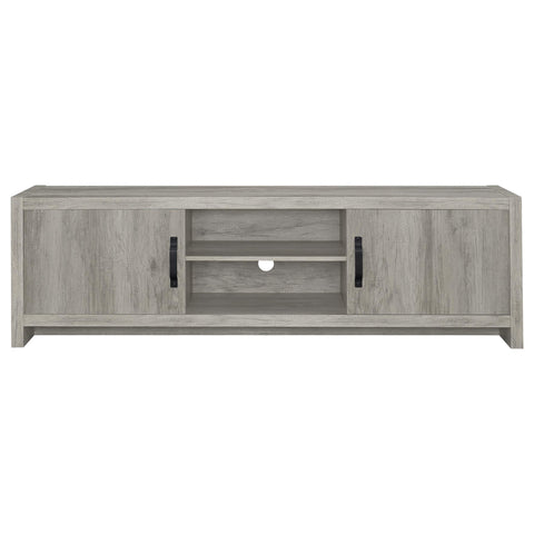 Nala 3-Piece TV Entertainment Center Fits 75-Inch TVs Grey Driftwood
