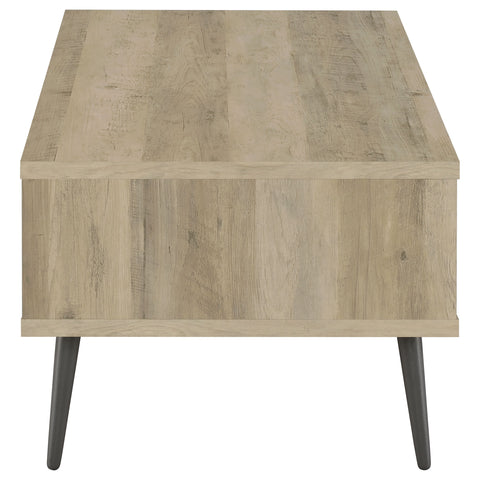 Mattison 1-drawer Engineered Wood Coffee Table Antique PineDistressed Pine