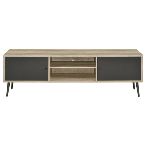Connie 2-door Engineered Wood 71" TV Stand Distressed PineDistressed Pine