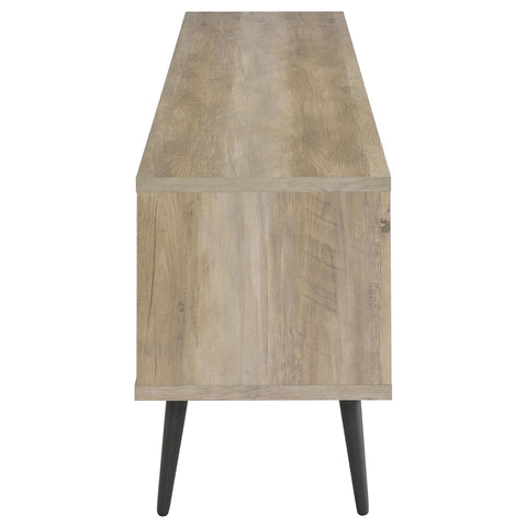 Connie 2-door Engineered Wood 71" TV Stand Distressed PineDistressed Pine