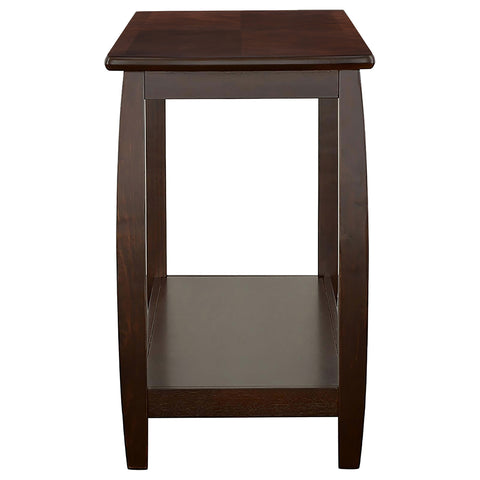Mockern Wood Entryway Console Table with Shelf CappuccinoCappuccino