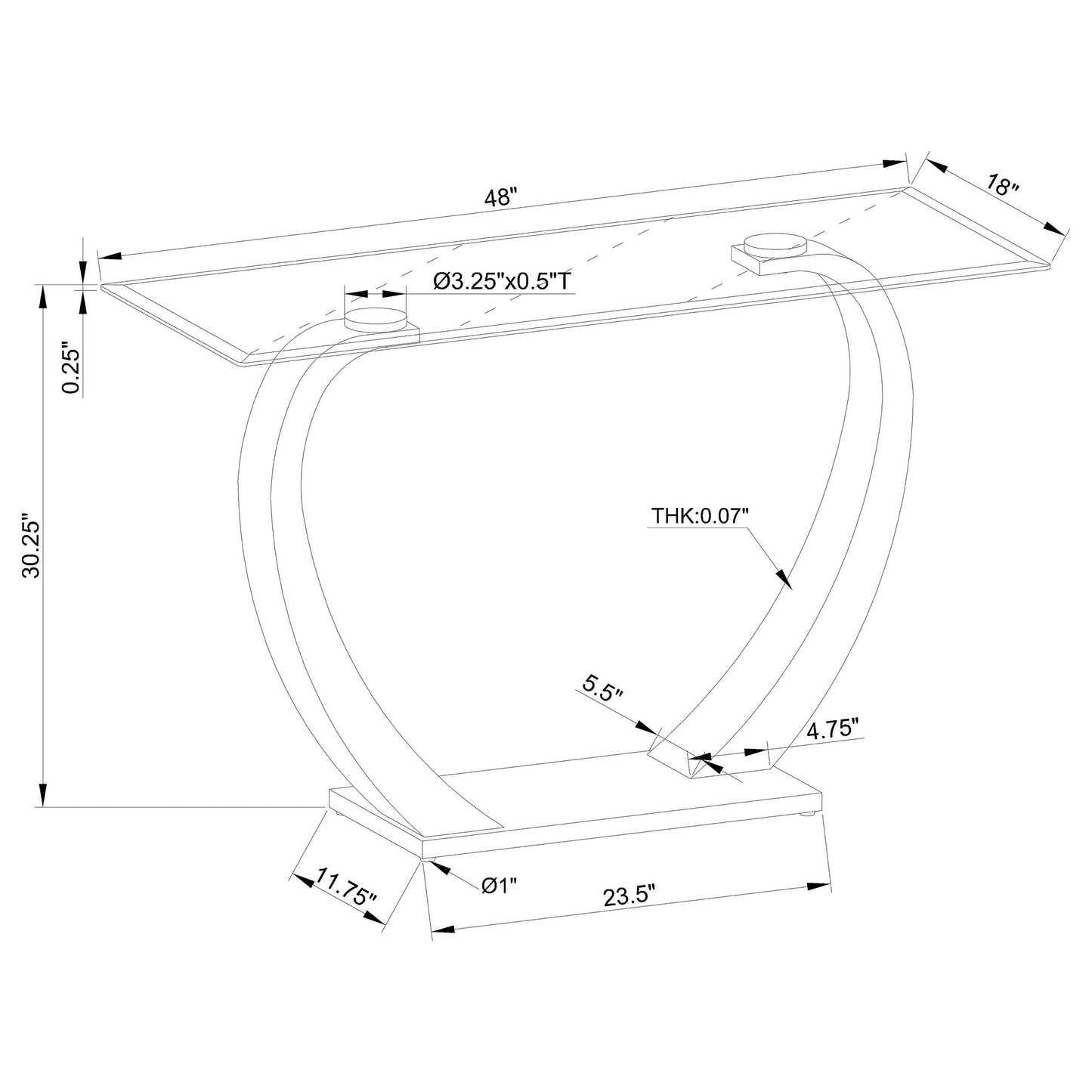 sofa table