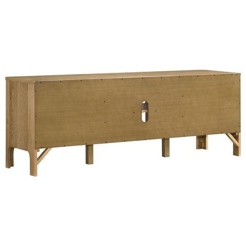 Delsea 65-inch 2-door Wood TV Stand Media Console Light Oak