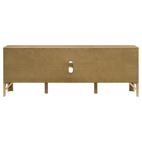 Delsea 65-inch 2-door Wood TV Stand Media Console Light Oak