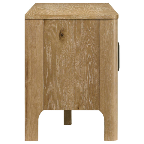 Delsea 65-inch 2-door Wood TV Stand Media Console Light Oak
