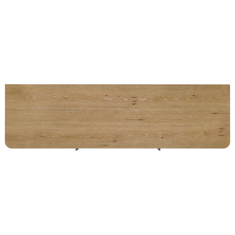 Delsea 65-inch 2-door Wood TV Stand Media Console Light Oak