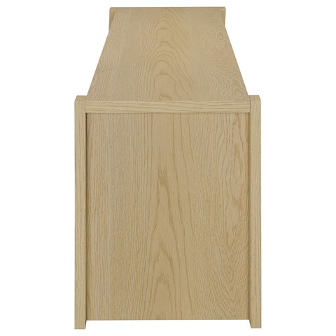 Blaire 78-inch 4-door TV Stand Media Console Light Oak