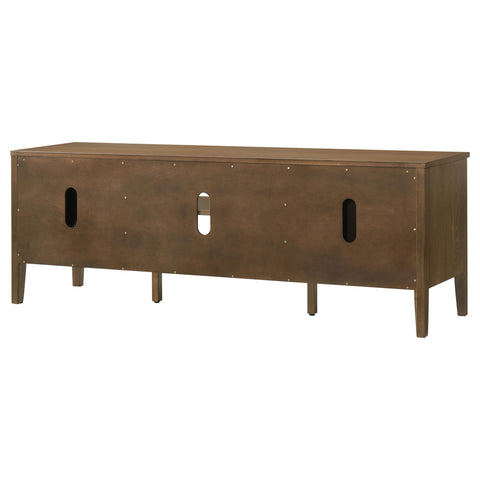 Knox 63-inch 2-door TV Stand Media Console Dark Brown