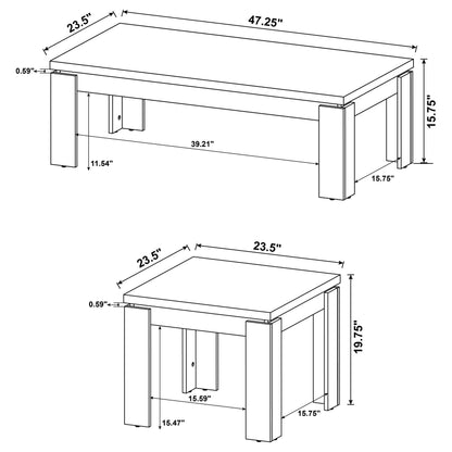 3 Pc Coffee Table Set