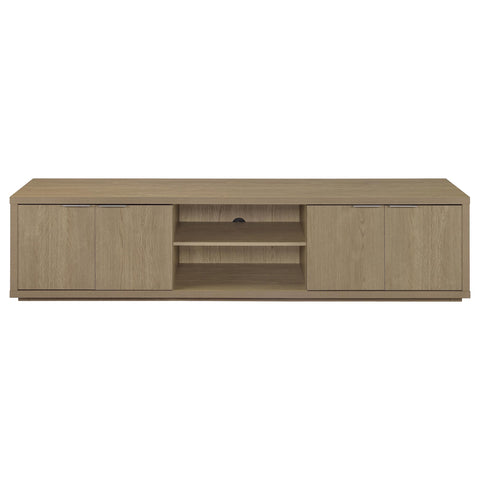 Baldacci 4-Door TV Stand for TVs up to 85 Inches Latte