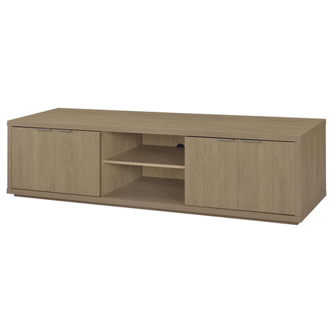 Baldacci 4-Door TV Stand for TVs up to 85 Inches Latte