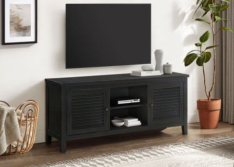 Amore 2-door 60-inch TV Stand Console Distressed JavaDistressed Java