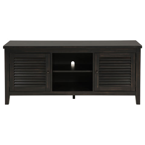 Amore 2-door 60-inch TV Stand Console Distressed JavaDistressed Java