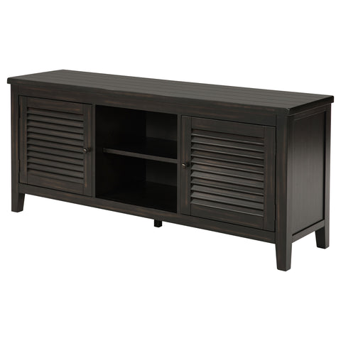 Amore 2-door 60-inch TV Stand Console Distressed JavaDistressed Java