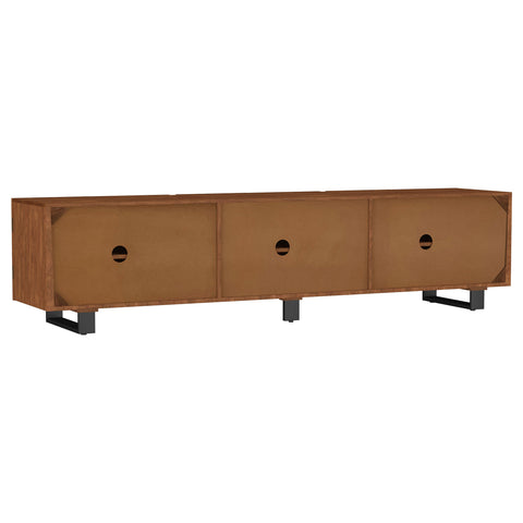 Pino 86-inch Wood TV Stand Media Console Mango Brown