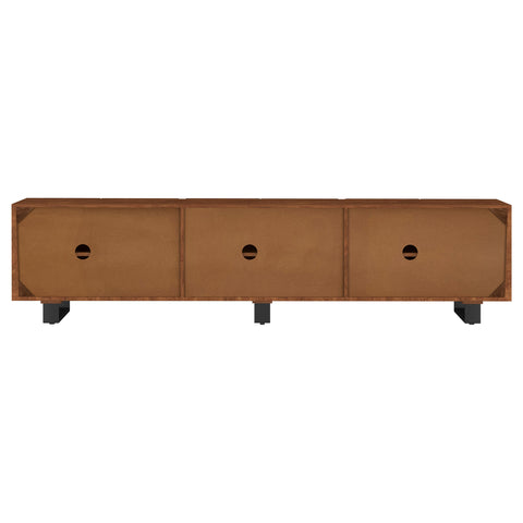 Pino 86-inch Wood TV Stand Media Console Mango Brown