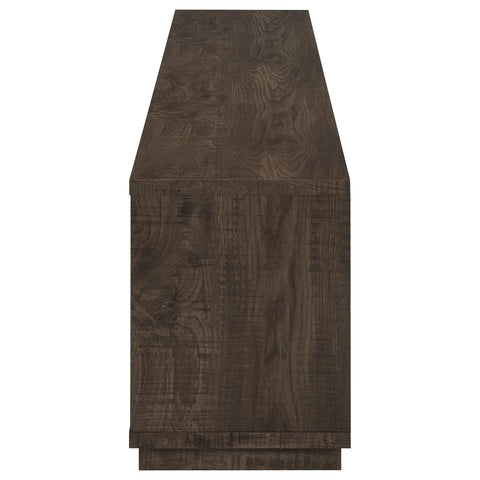 Rennes 4-Door TV Stand for TVs up to 85 Inches Dark Rustic Mango