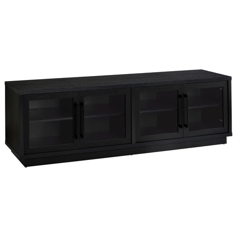 Rennes 4-Door TV Stand for TVs up to 85 Inches Black