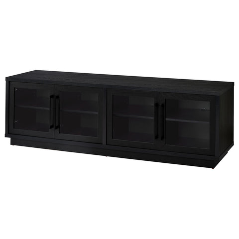 Rennes 4-Door TV Stand for TVs up to 85 Inches Black